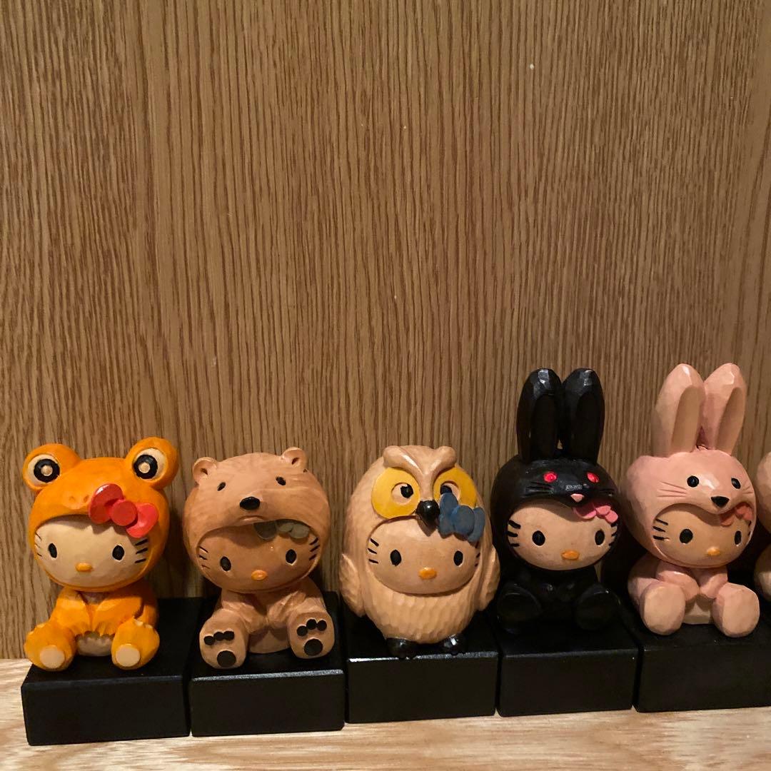 ハローキティ　木彫り　最終値下げ