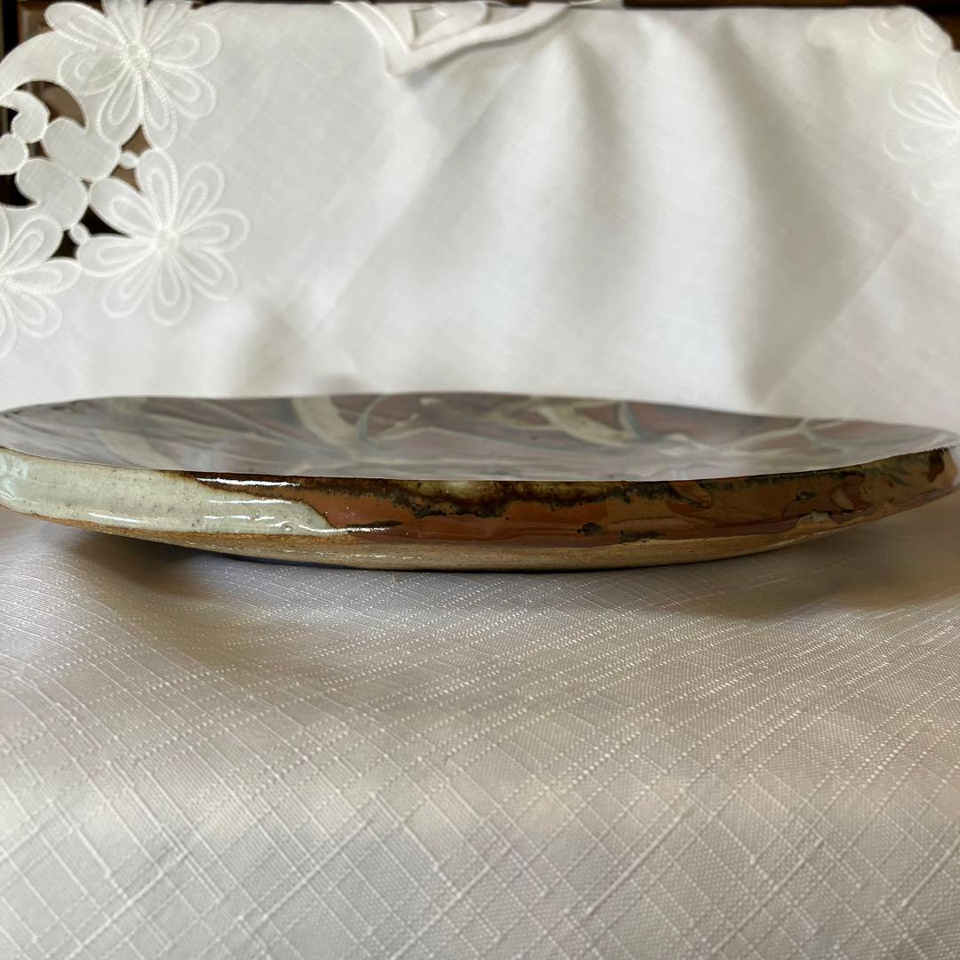 民藝　益子焼　木村一郎大皿