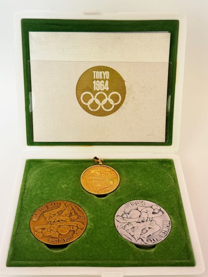 東京オリンピック 1964年 メダルセット 金・銀・銅 説明書付