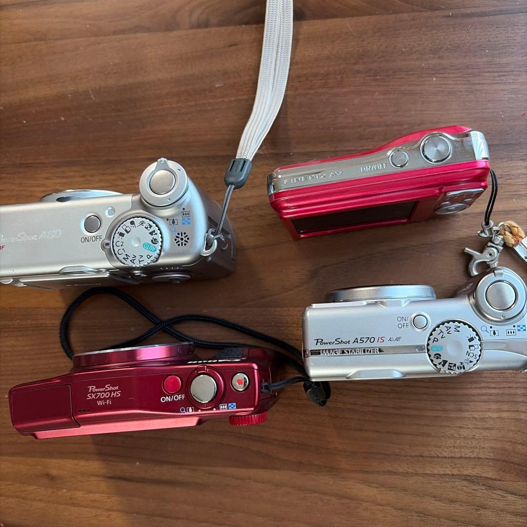 デジカメ4つ(ジャンク品)