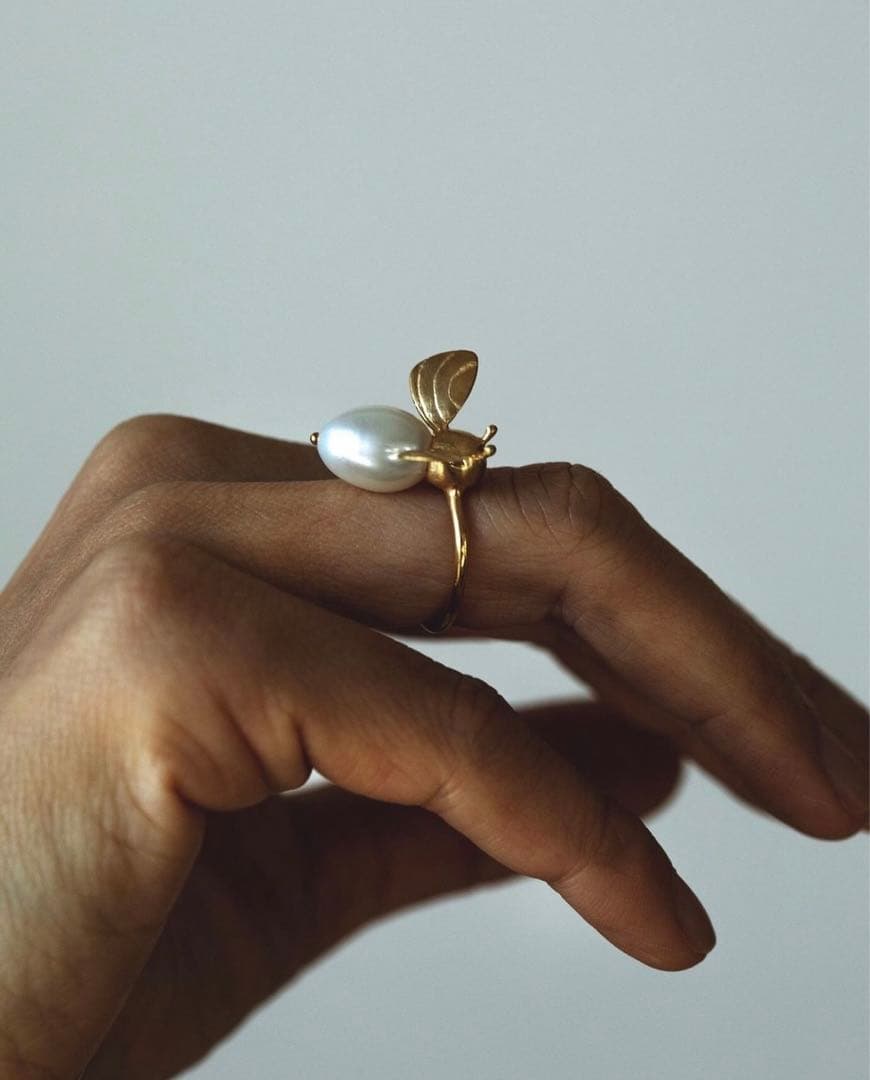 8uede 蜂　リング　サイズ13