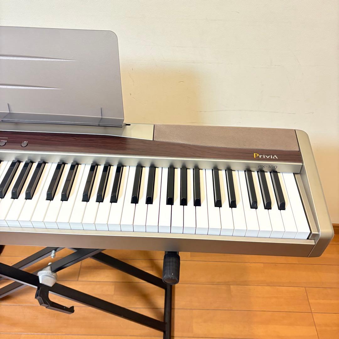【美品・動作良好】CASIO カシオ　電子ピアノ Privia PX-100