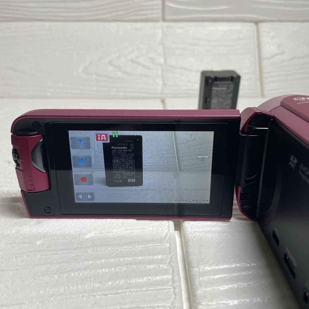 Panasonic HC-W585M ビデオカメラ ピンク パナソニック