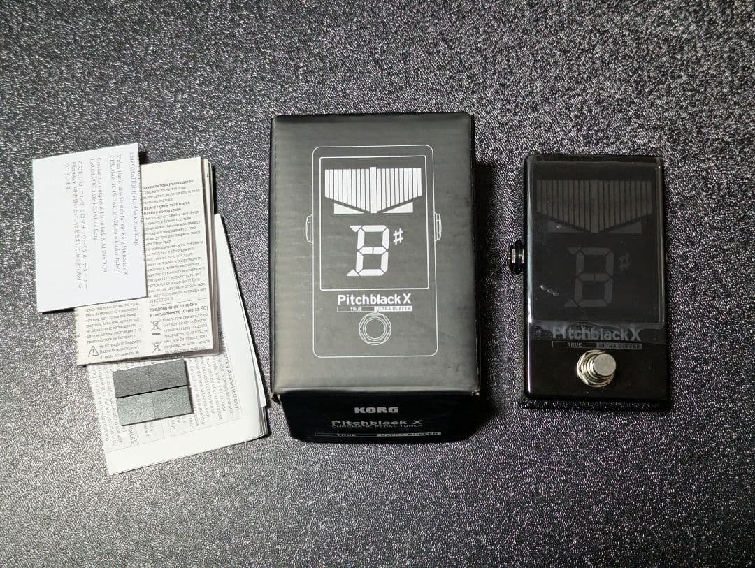 KORG Pitchblack X ペダルチューナー