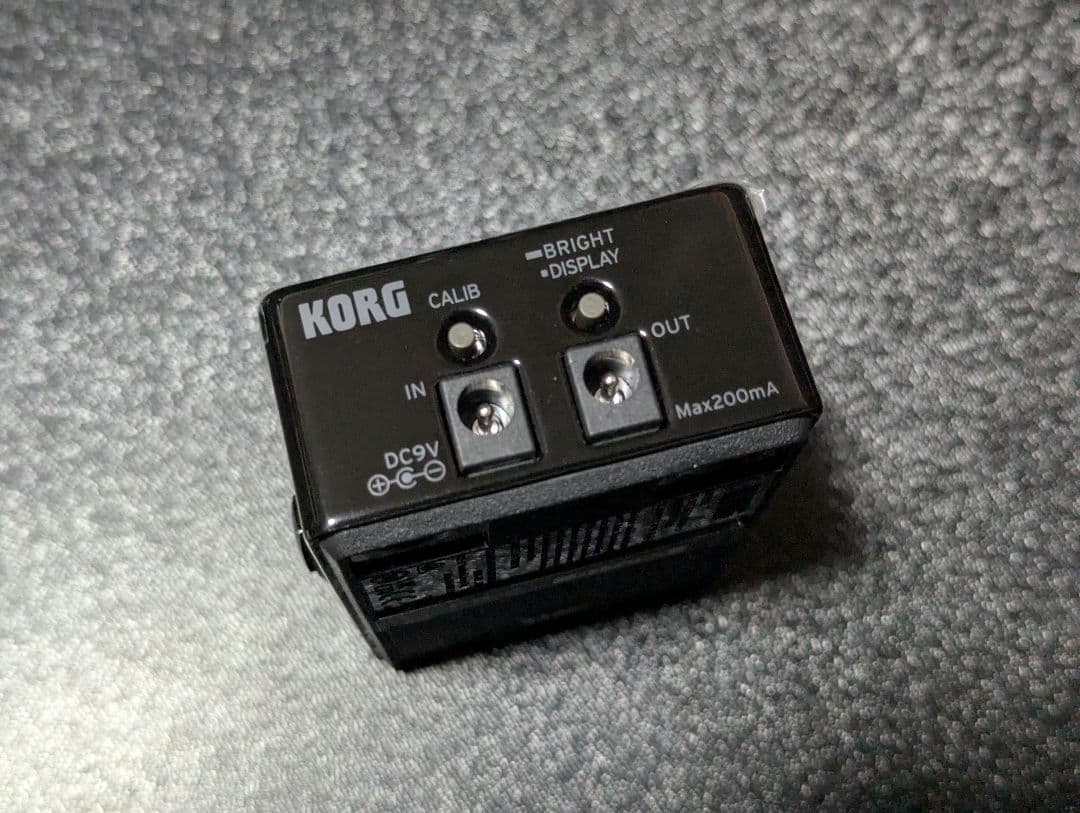 KORG Pitchblack X ペダルチューナー