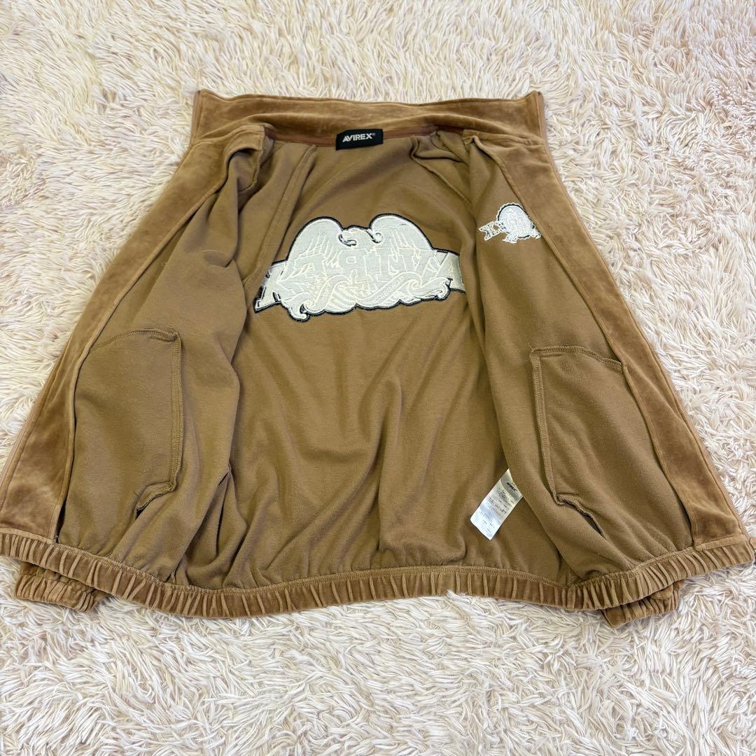 希少　アヴィレックス　AVIREX (Ｍ) ベロアトラックジャケット　ジャージ