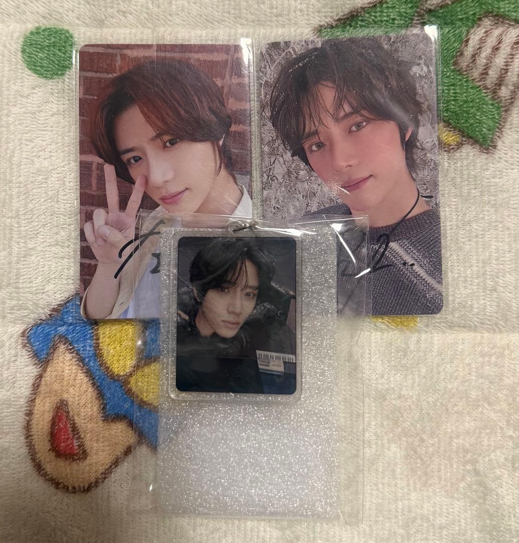 TXT ボムギュ FREEFALL 誓い 直筆サイン 当選 トレカ セット