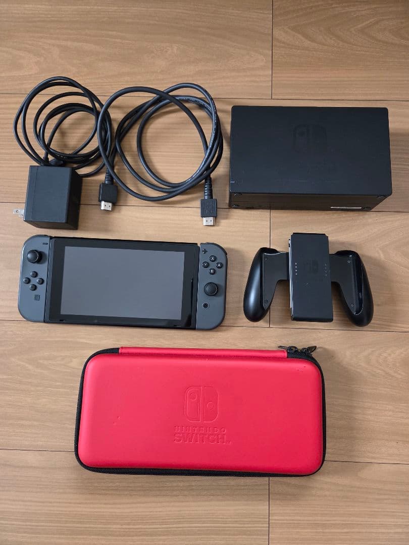 7　Nintendo Switch 本体 グレー 付属品付き