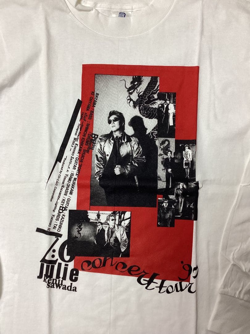 BELTON ホワイト M ロンT 沢田研二 ジュリー　コンサート　1997年