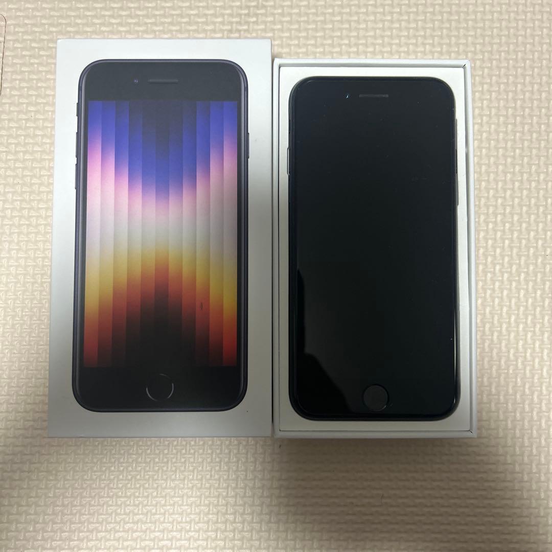iPhone SE 第3世代64GB バッテリー81%美品　SIMフリー 箱付き