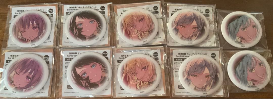 バンドリ 信澤収イラスト展 缶バッジ Ave Mujica 10点セット