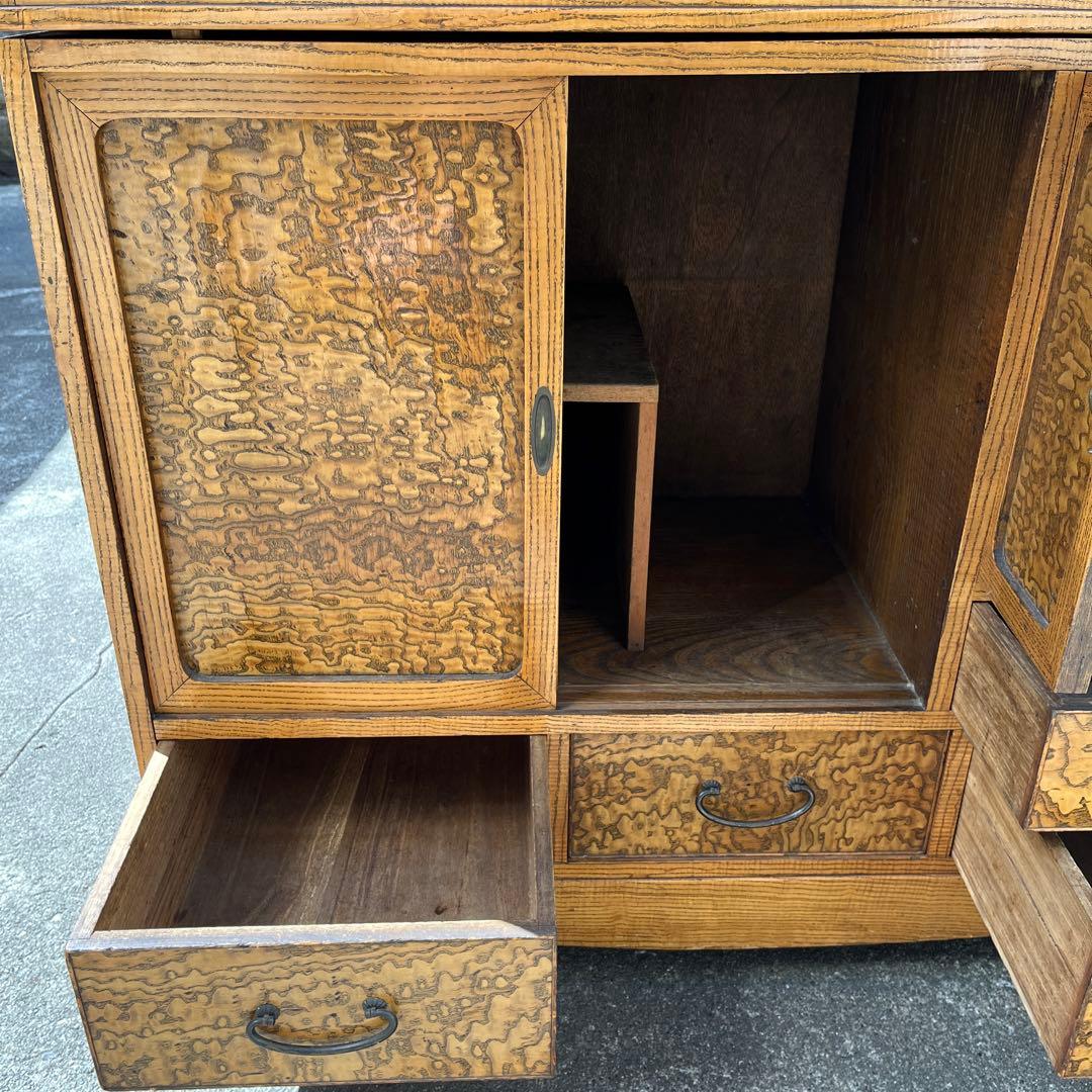 茶箪笥　飾り棚　箪笥　和家具　タンス　レトロ