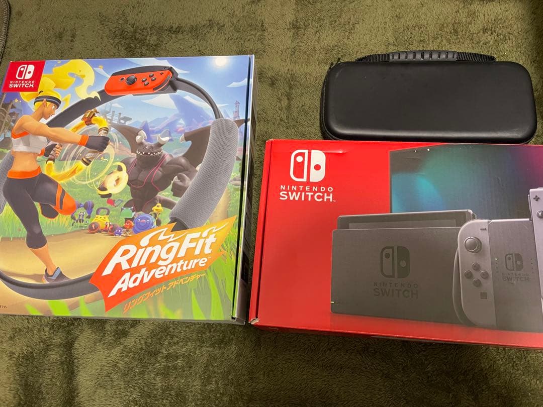 Nintendo Switch + リングフィットアドベンチャー + 専用ケース