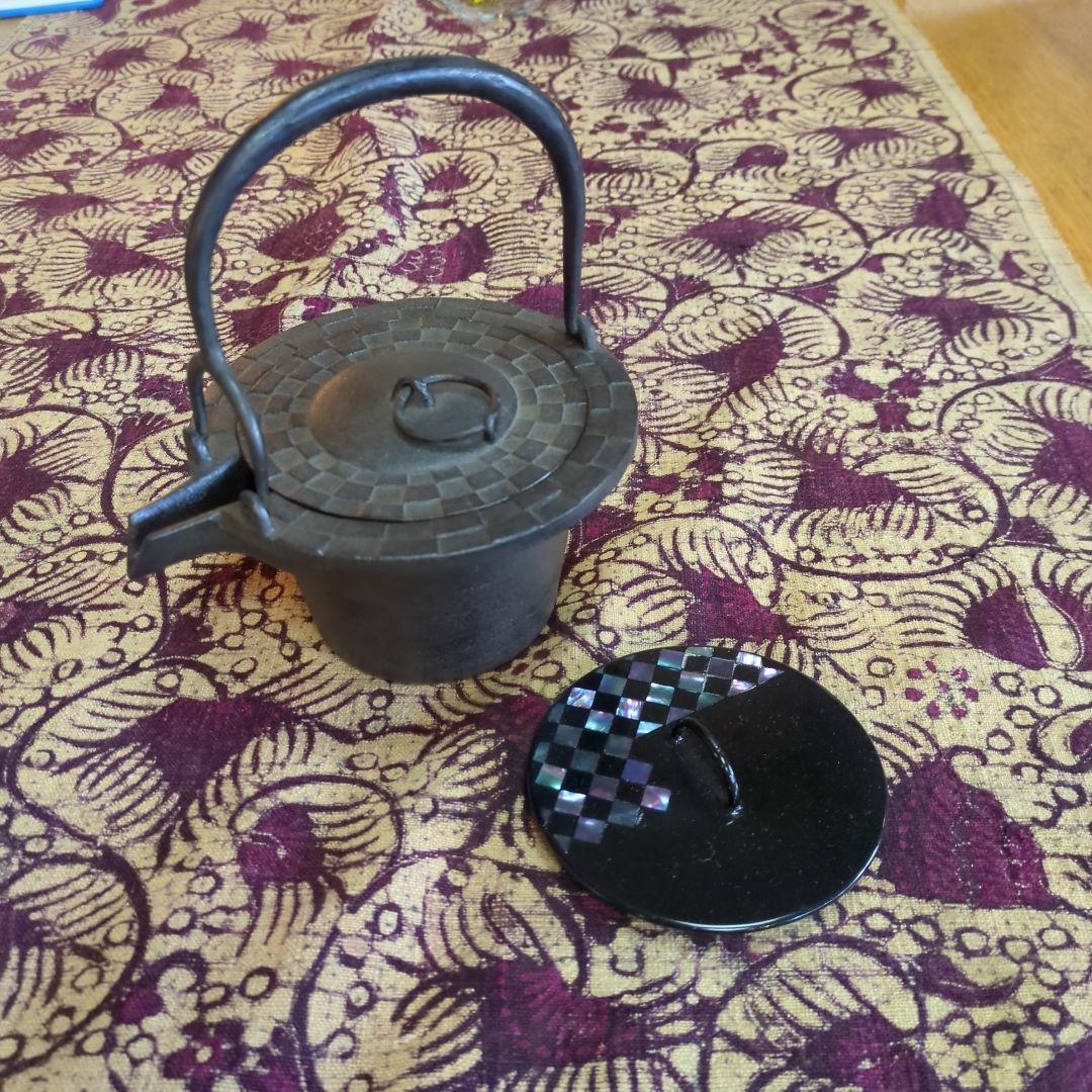鉄瓶、燗鍋　酒器　喜多庄兵衛作