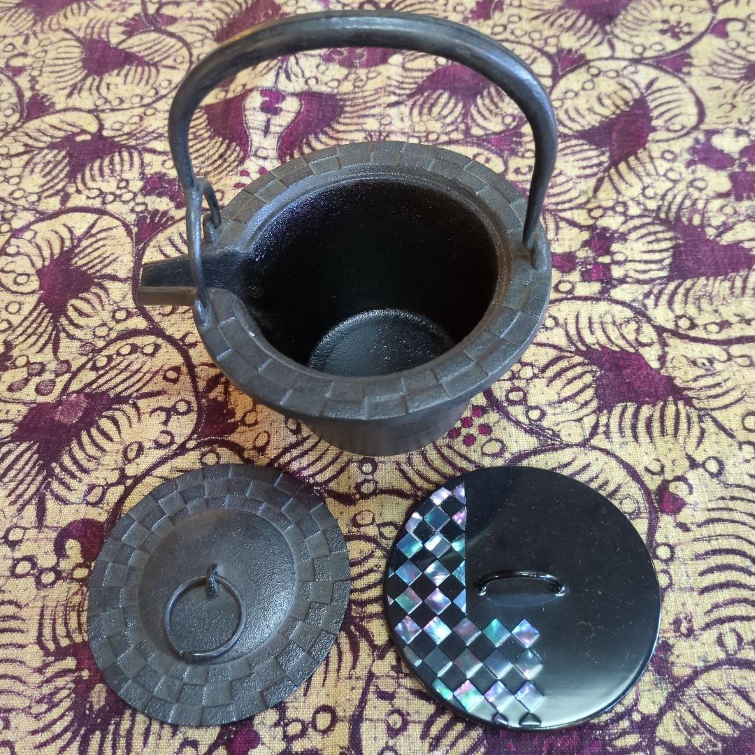 鉄瓶、燗鍋　酒器　喜多庄兵衛作