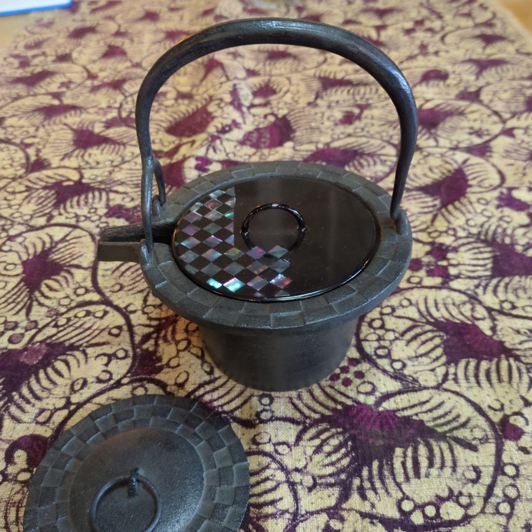 鉄瓶、燗鍋　酒器　喜多庄兵衛作