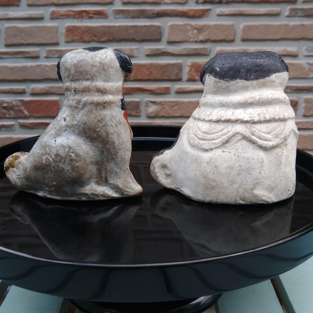 土雛　座敷犬　レトロ玩具