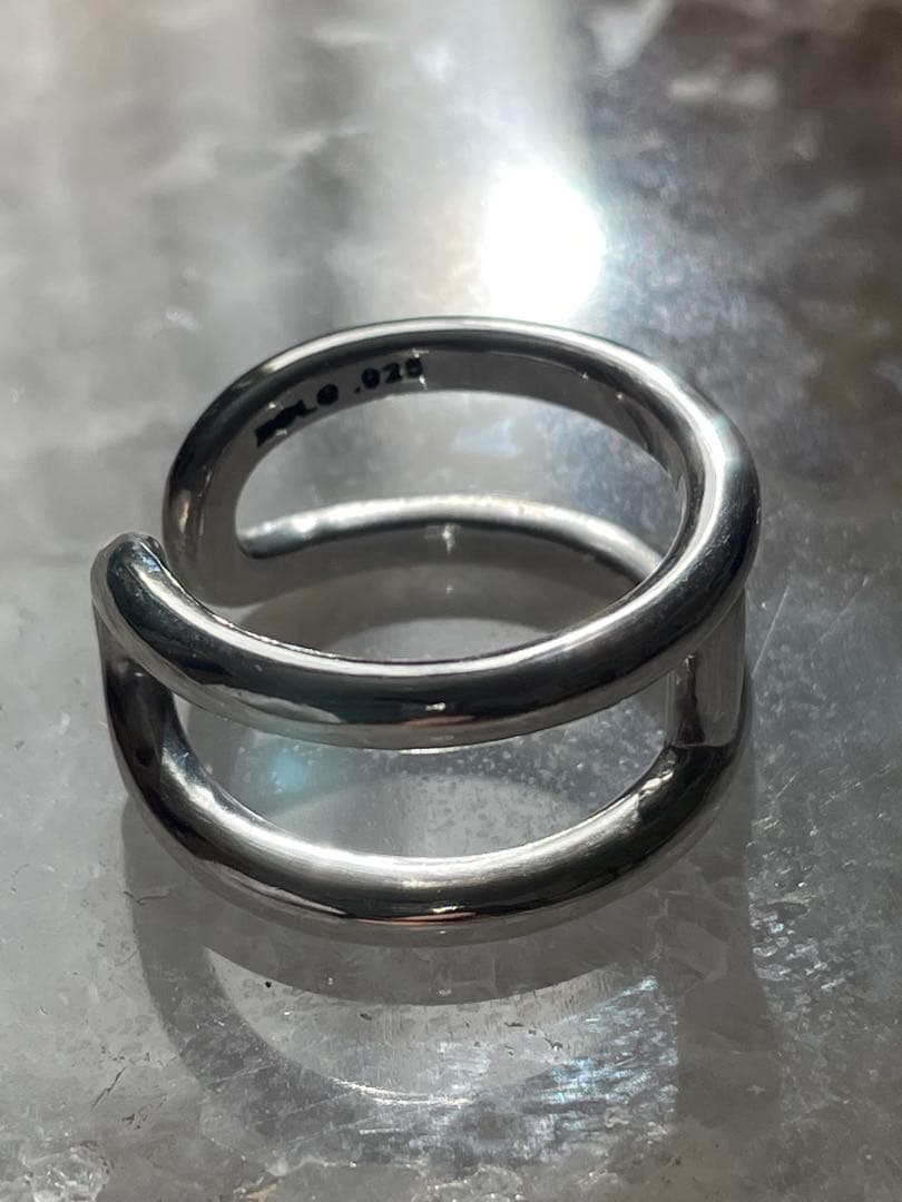 XOLO JEWELRY H Ring ダブルリング　925 ショロ　18号