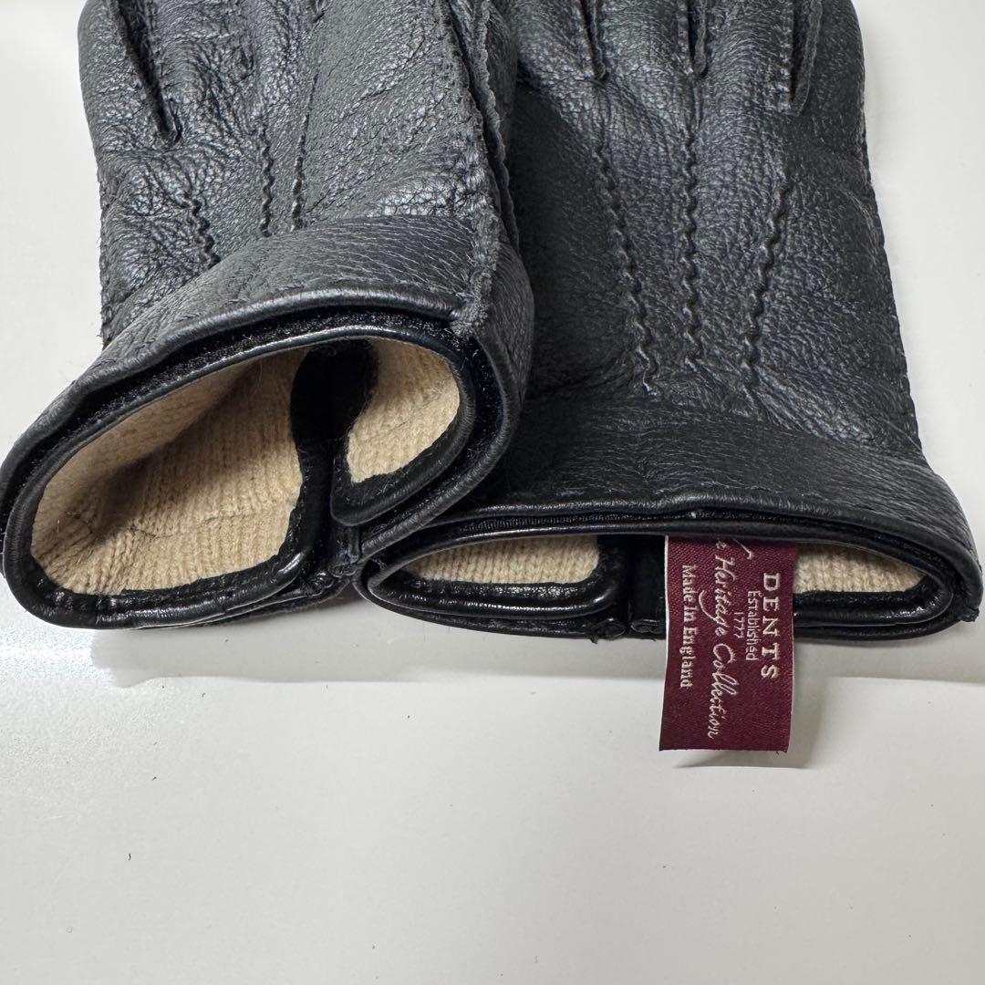 DENTS ディアスキングローブ デタッチャブルカシミヤライニング