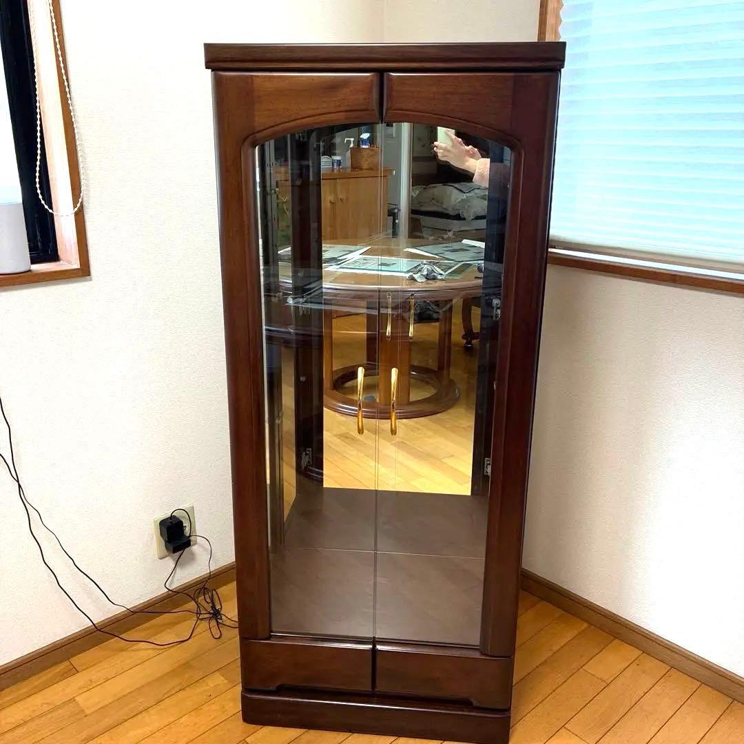 キュリオケース 木製ガラス コレクションボード