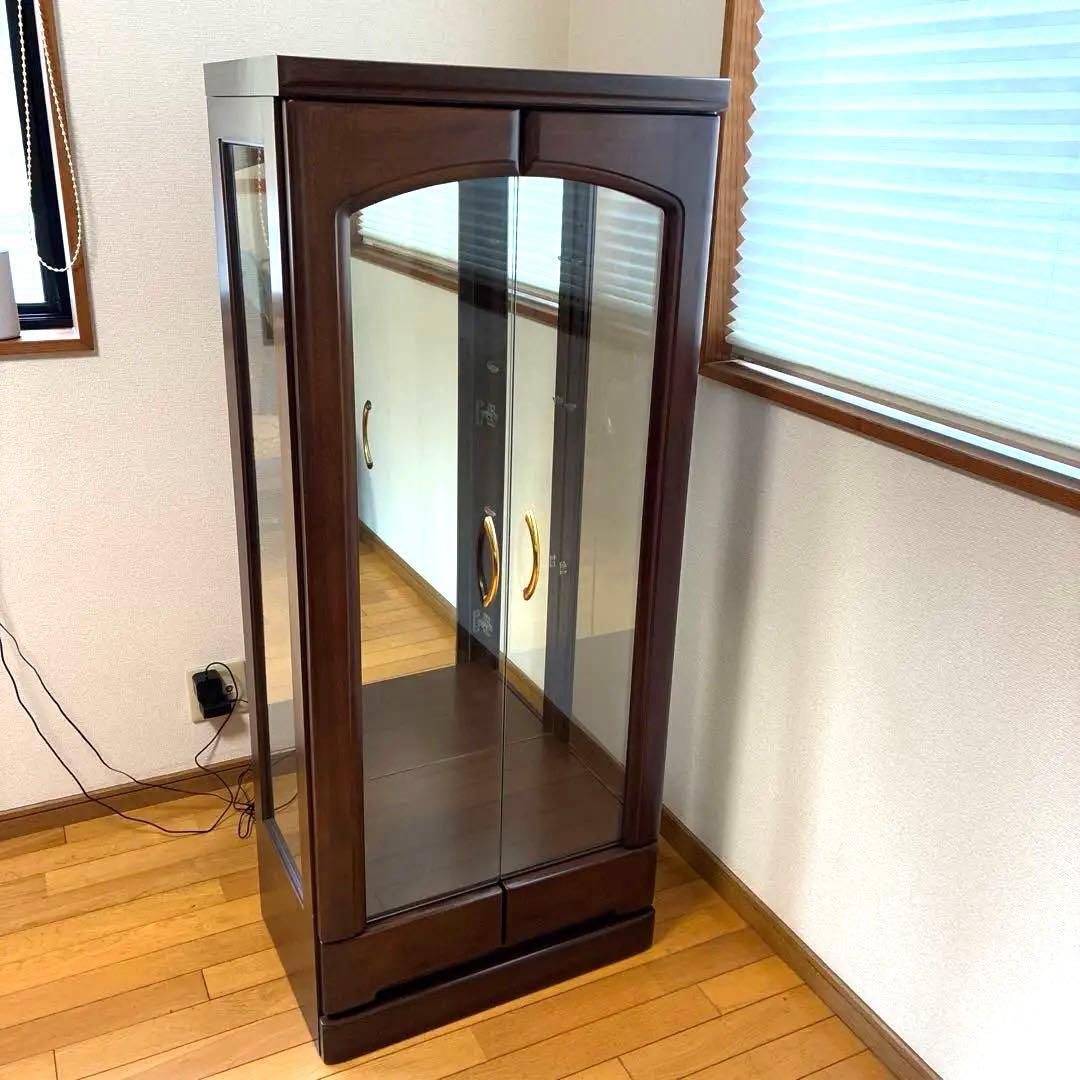 キュリオケース 木製ガラス コレクションボード