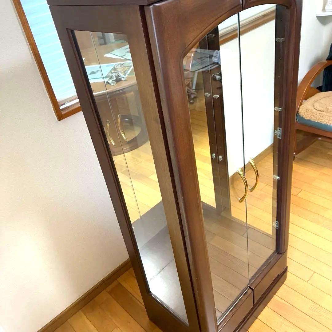 キュリオケース 木製ガラス コレクションボード