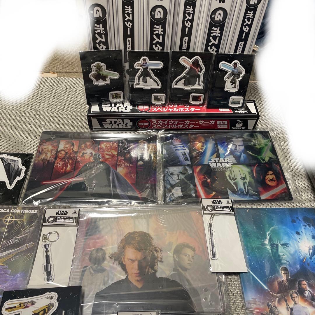 STAR WARSハッピーくじ　ラスト賞 アクリルレイヤードパネル、SP A B