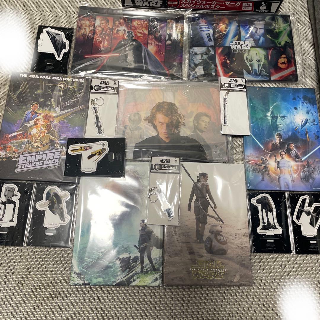 STAR WARSハッピーくじ　ラスト賞 アクリルレイヤードパネル、SP A B