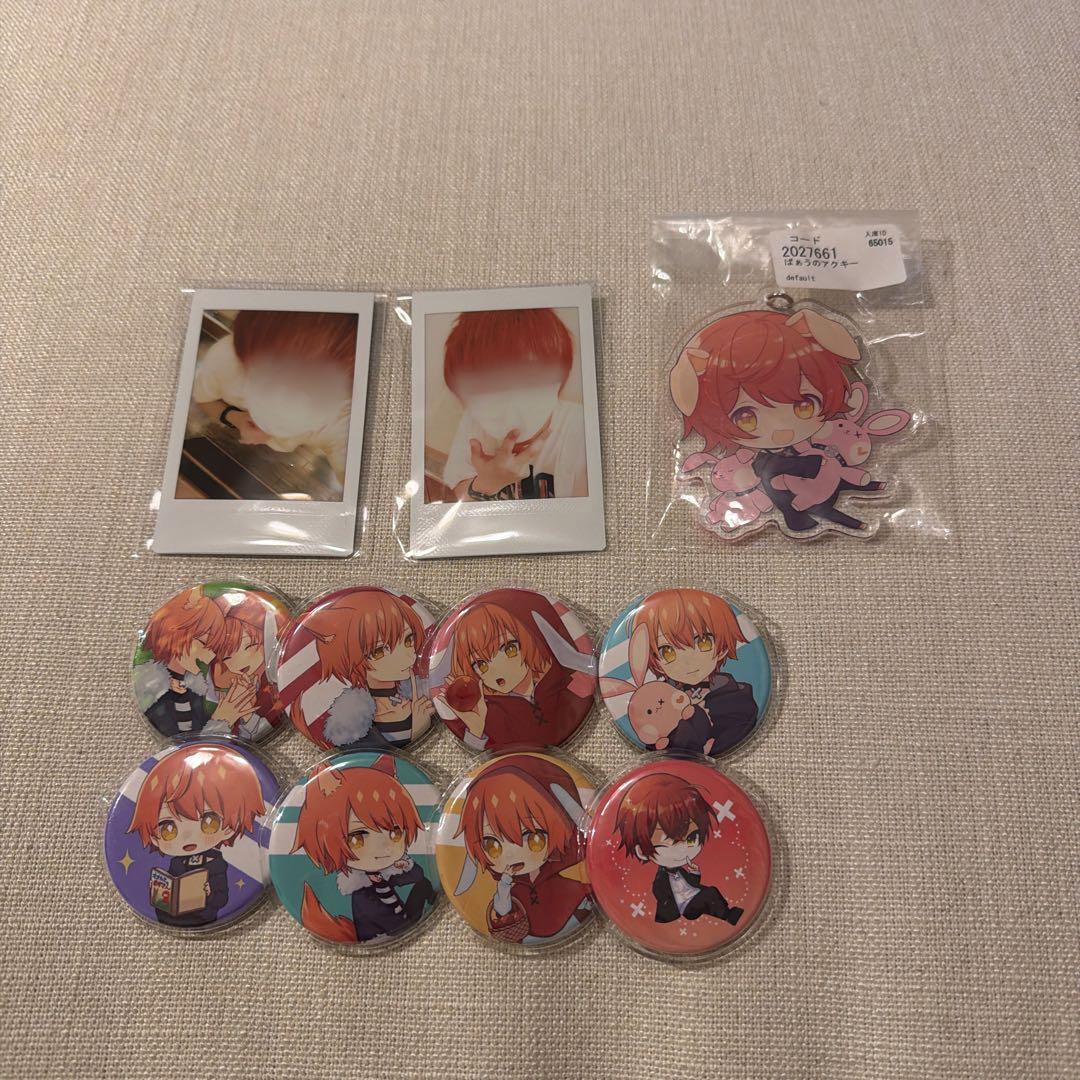 ばぁうくん チェキ アクキー 缶バッジ セット 騎士A 騎士X