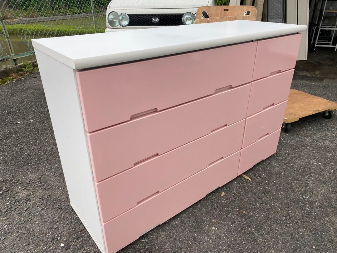 ピンク　整理タンス　チェスト