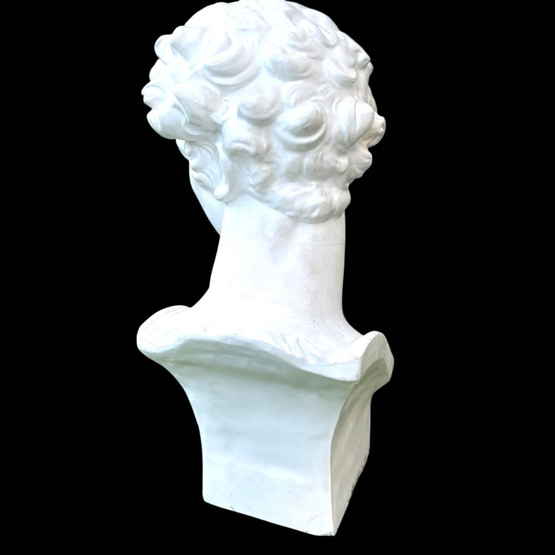 ジュリアーノ・デ・メディチ胸像（ミケランジェロ作）石膏像 美術品 インテリア