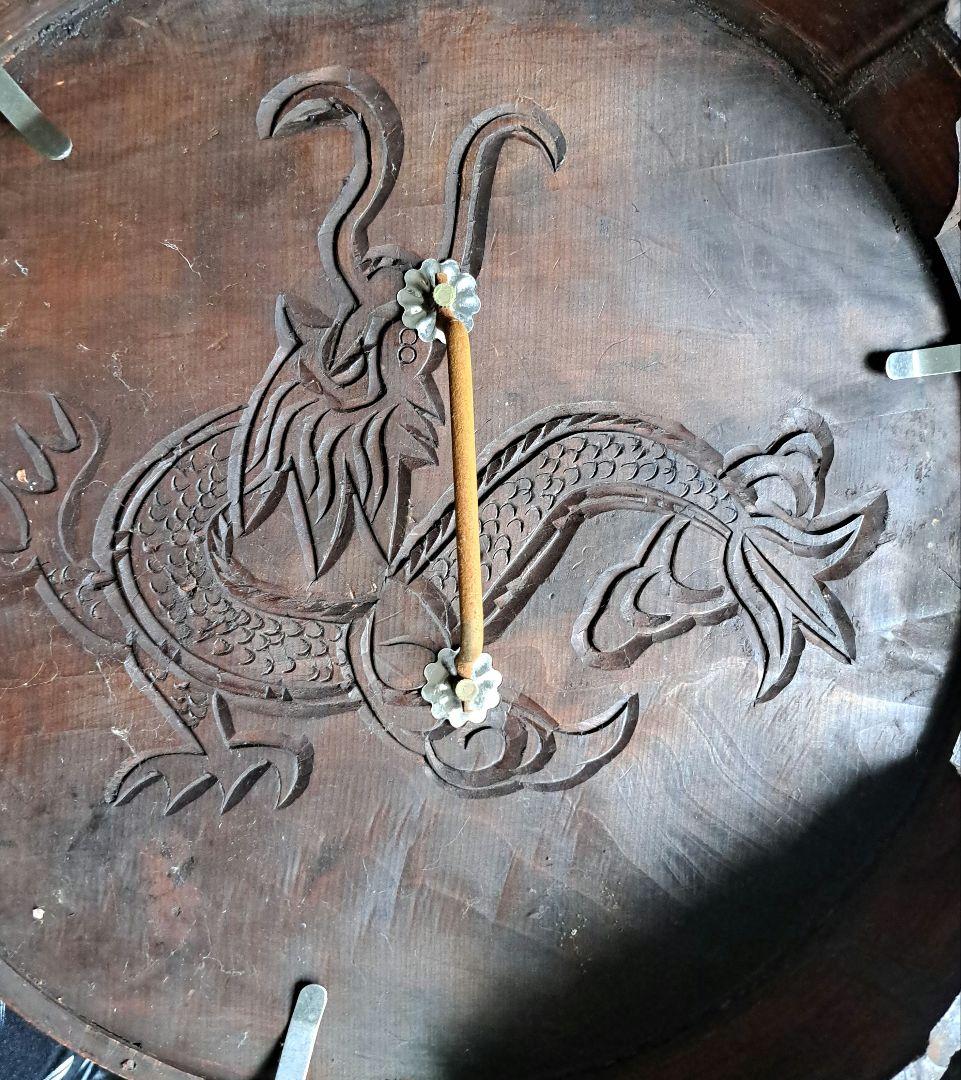 【美品】ヴィンテージ　鳥籠　バードケージ　竹細工　龍と鳳凰