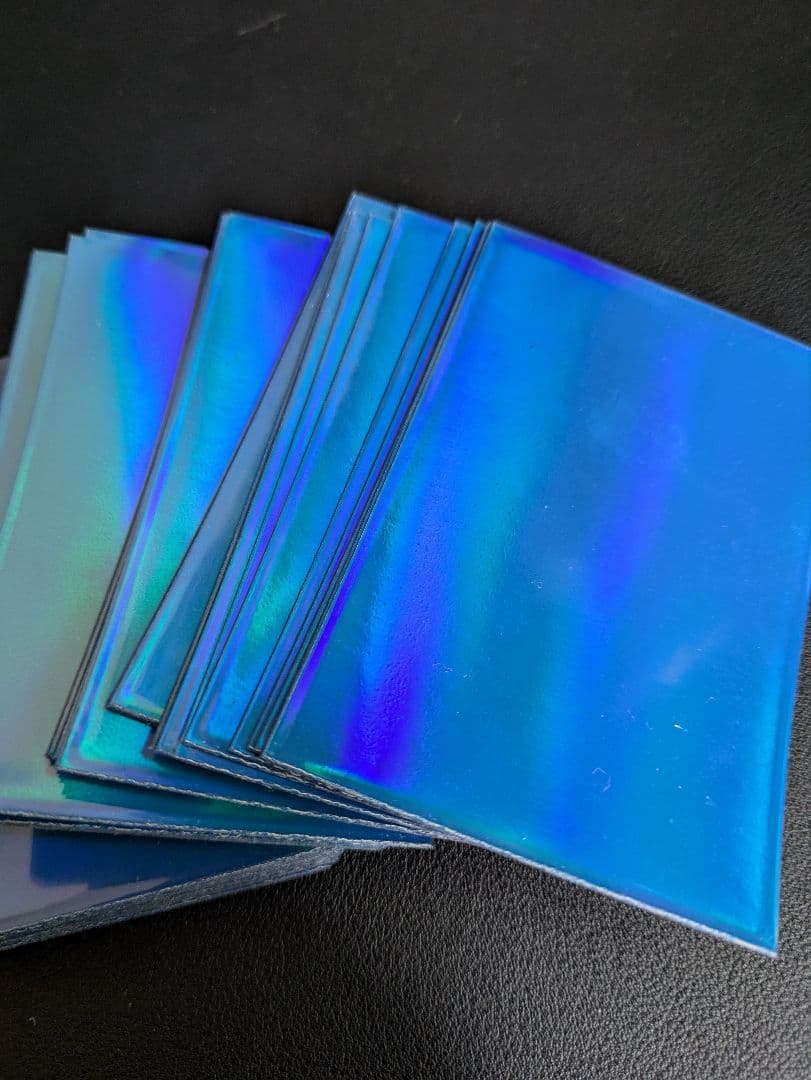 刹*那様 遊戯王　初期ロゴ　青スリーブ　開封済品　60枚　プレイ用