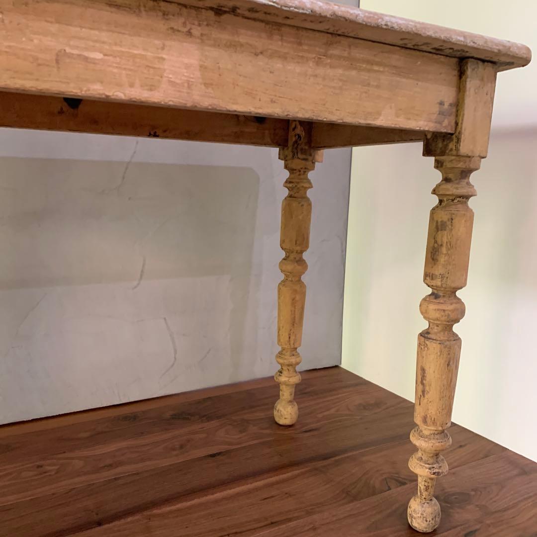 アンティークテーブル　ヨーロッパデスク　什器　フランスアンティーク　机