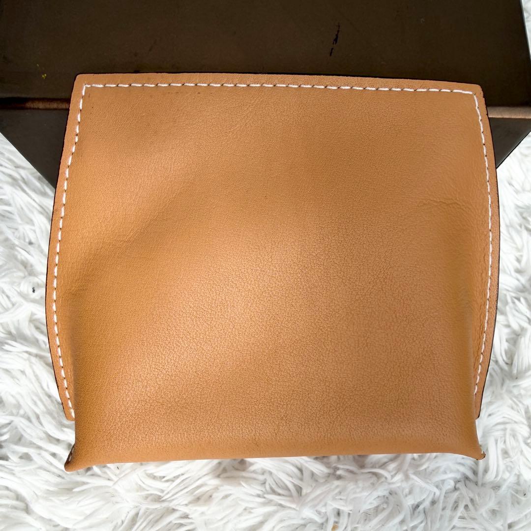 極美品✨付属完備 ロエベ Loewe レザー ケースポーチ 本革 キャメル