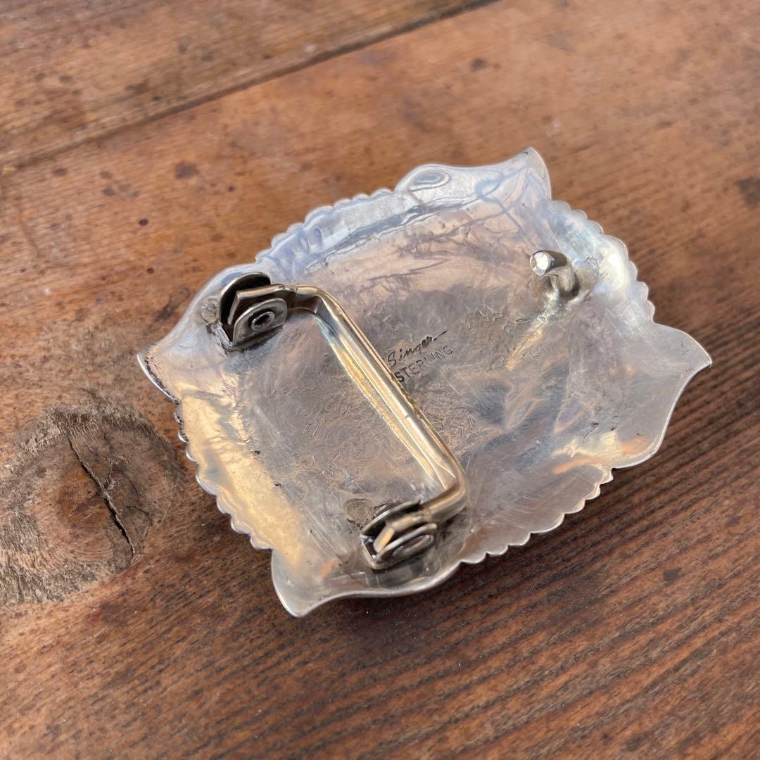 トーマスシンガー バックル ターコイズ インディアンジュエリー