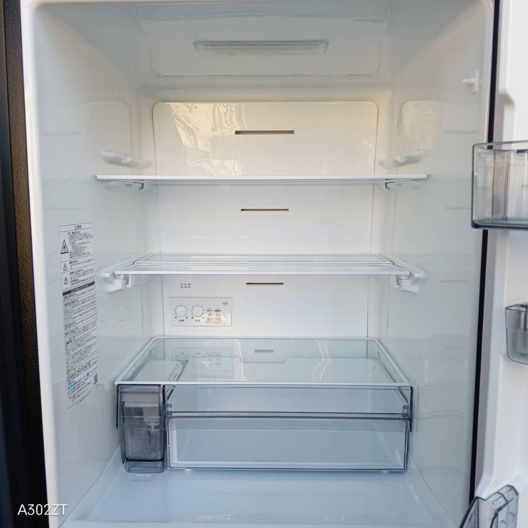 1128 設置込み　東芝　最新モデル　大型冷蔵庫　ブラック　3ドア