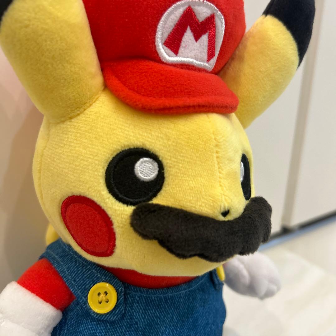ポケモン マリオ ピカチュウ ぬいぐるみ 約20cm 希少 レア 任天堂