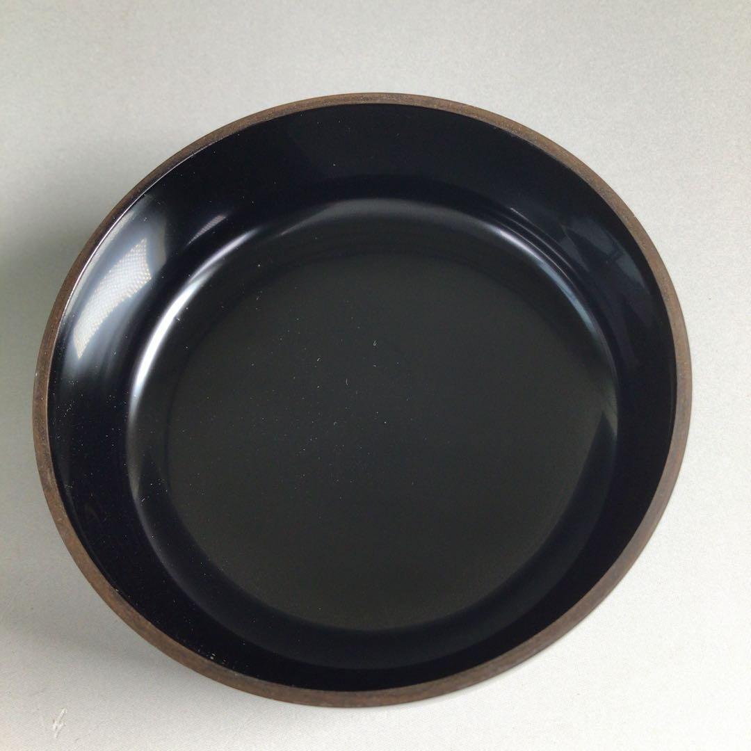 Ｒ３５８　棗　『中村湖舟作』『黒漆塗』『遠山蒔絵』『中棗』　共箱　茶道具