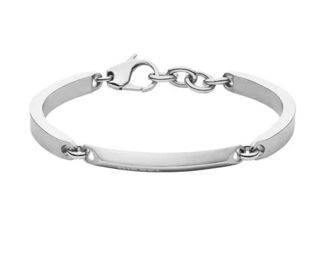 DIESEL ジュエリーブレスレット　シルバーバングル