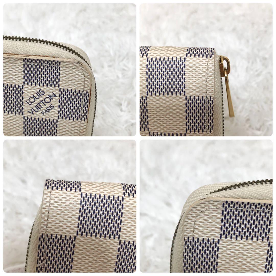 ピロkunルイヴィトン ダミエ アズール ジッピー•パース