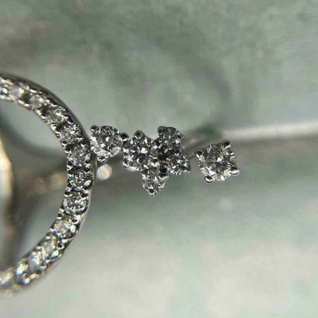 天然ダイヤモンド0.40ct ピンキーリング