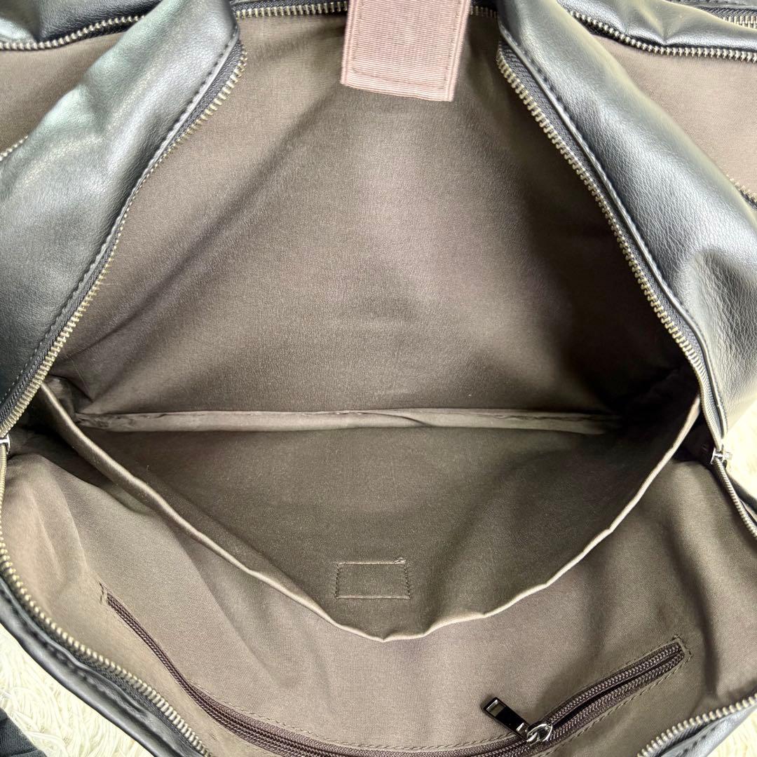 POLARE ORIGINAL 本革 ビジネスバッグ 17インチPC 黒