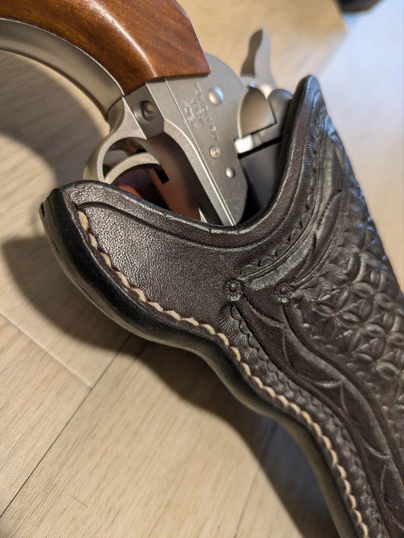 【ウエスタン】スリムジムホルスター 【saa】【51navy】