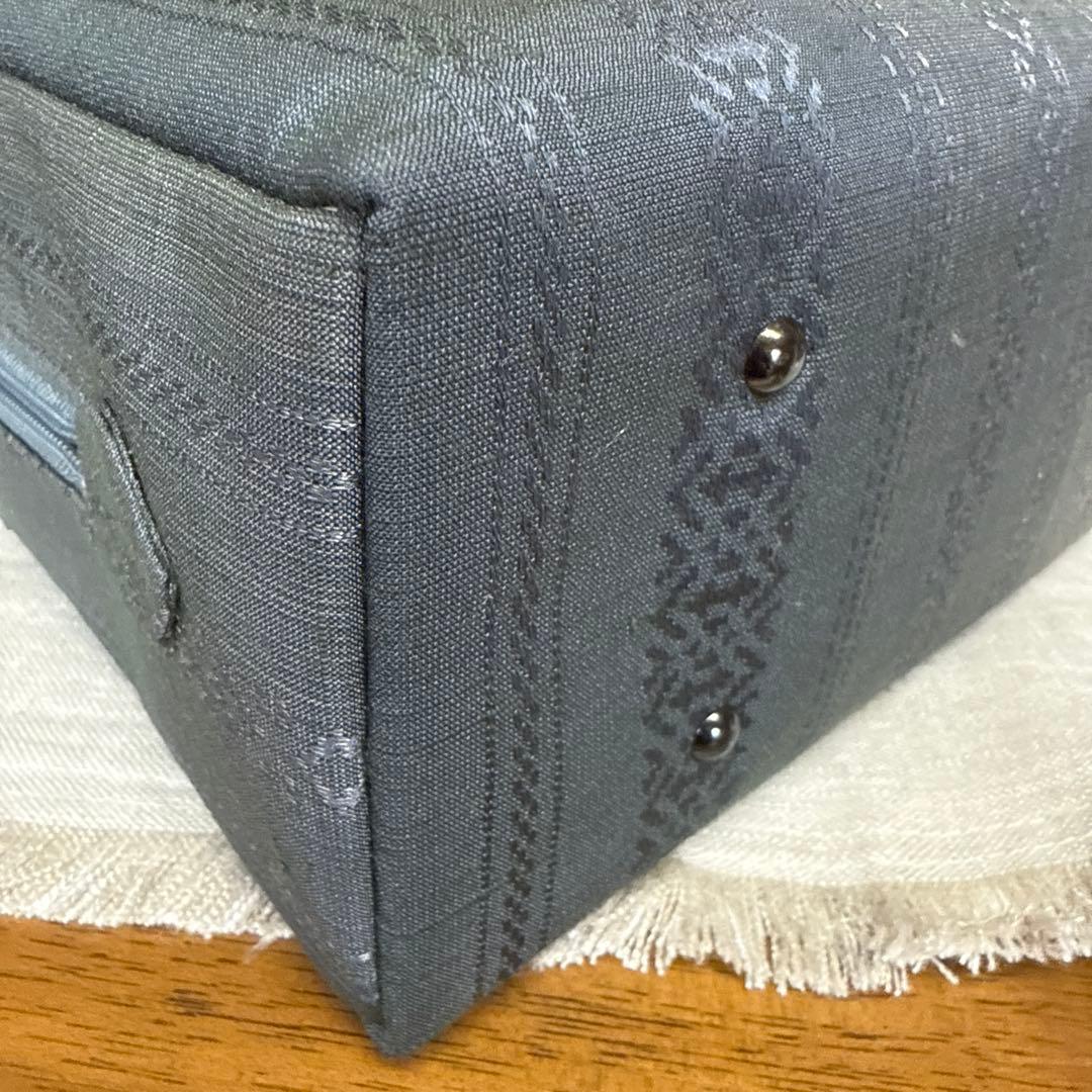 専用商品　未使用　和装用　利休　バッグ　紬　グレー