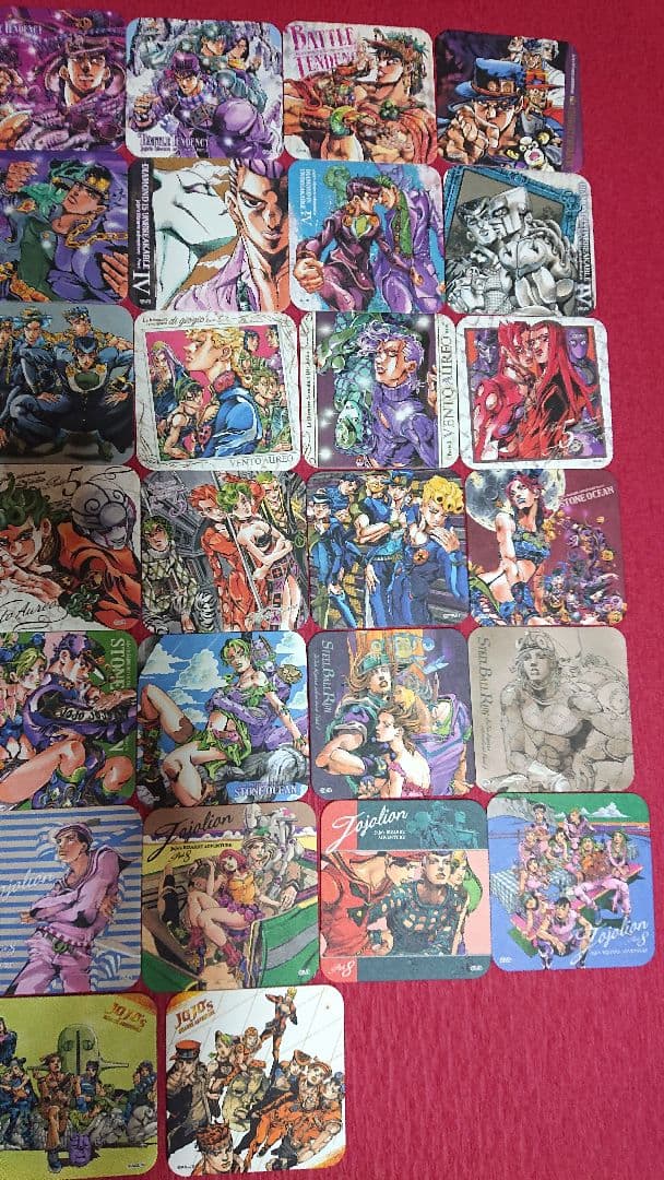 47枚 ジョジョの奇妙な冒険 ジョジョ展 アートコースター