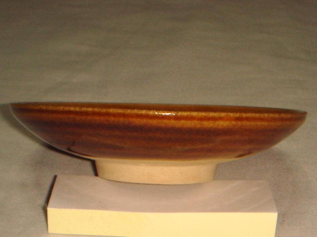 茶道具　大樋飴釉酒盃　大樋年郎（後１０代長左衛門）　裏千家初釜記念福盃　骨董！！