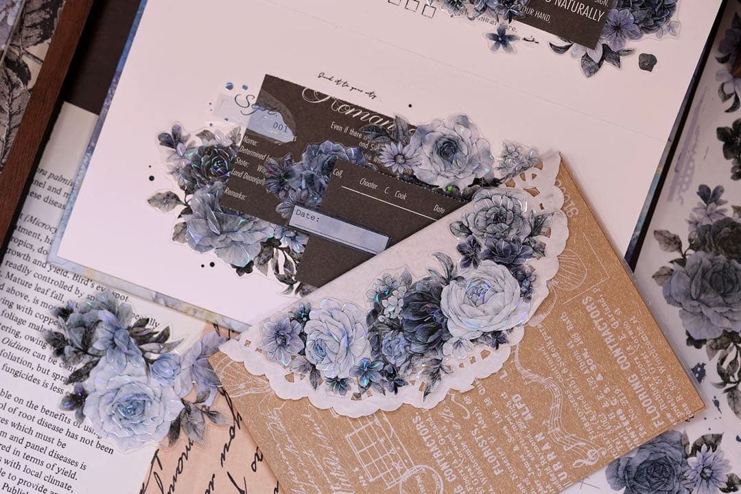 ⭐️SALE⭐️ 小白家文創《岚烟》海外マスキングテープ　マステ 【2505】