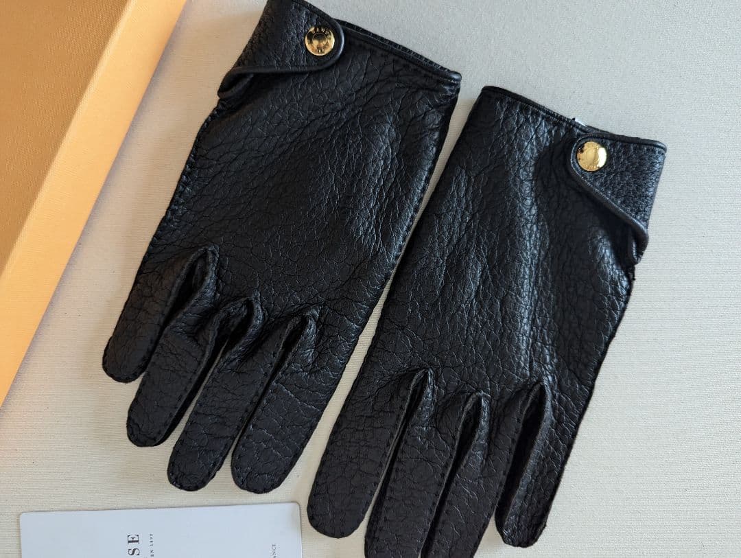 新品 CAUSSE（コース／ガンコス）アンライニングペッカリーグローブ 手袋