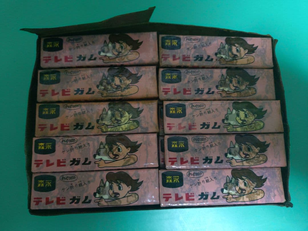 森永製菓　テレビガム　狼少年ケン　40個入り　ガム未開封